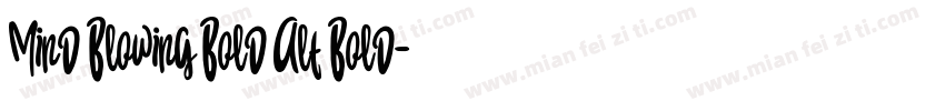 Mind Blowing Bold Alt Bold字体转换